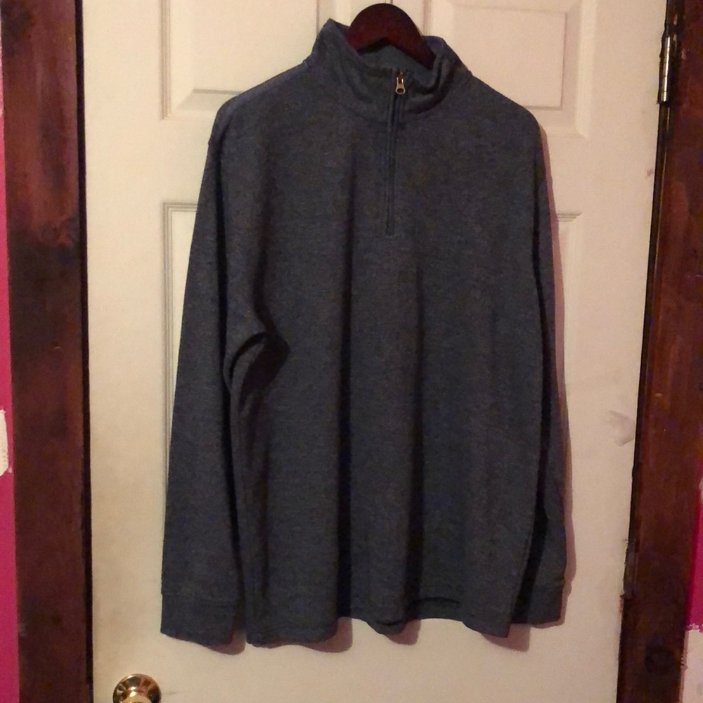 Fourcast Blue Quarter 1/4 Zip Sweater Mens XXL or 2XL
